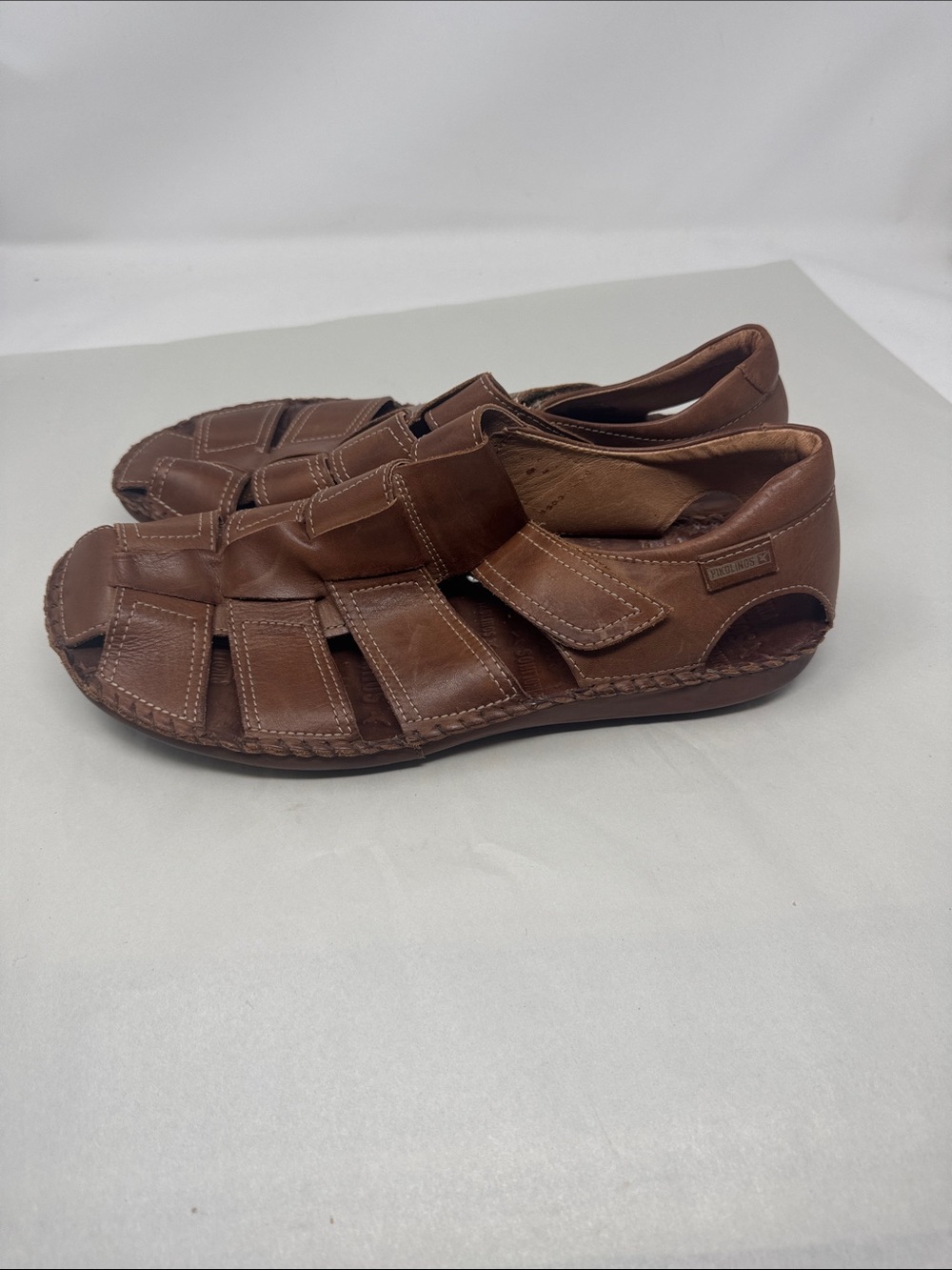 PIKOLINOS MEN'S SIZE 45 EQUALS 11 - 11.5 LEATHER SANDALS TARIFA